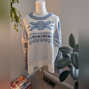 Nordic Patterned Cozy Winter Sweater